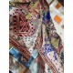 Fake Hermes Cashmere silk Shawl 140 White Replica