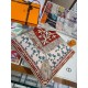 Fake Hermes Cashmere silk Shawl 140 White Replica