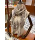 Replica Hermes Cashmere silk Shawl 140 Pink