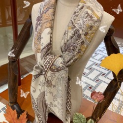 Replica Hermes Cashmere silk Shawl 140 Pink