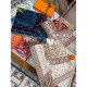 Replica Hermes Cashmere silk Shawl 140 Pink