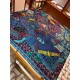 Replica Hermes Cashmere silk Shawl 140 Navy Blue