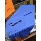 Replica Hermes Wide Horses cashmere scarf 32 x 180 Blue