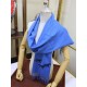 Replica Hermes Wide Horses cashmere scarf 32 x 180 Blue