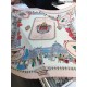 Fake Hermes walks in paris Cashmere silk square Shawl 140 Pink Replica