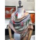 Fake Hermes walks in paris Cashmere silk square Shawl 140 Pink Replica