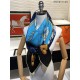 Fake Hermes walks in paris Cashmere silk square Shawl 140 Blue Replica