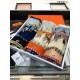 Fake Hermes walks in paris Cashmere silk square Shawl 140 Blue Replica