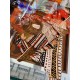 Replica Hermes Cashmere silk square Shawl 140 Orange
