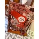Replica Hermes Cashmere silk square Shawl 140 Orange