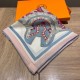 Replica Hermes Cashmere Silk square Shawl 140 Pink