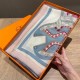 Replica Hermes Cashmere Silk square Shawl 140 Pink