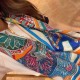 Replica Hermes Cashmere Silk square Shawl 140 Orange
