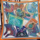 Replica Hermes Cashmere Silk square Shawl 140 Orange