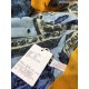 Replica Hermes City of Horses Cashmere Scarf 110 x 200 Blue