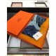 Replica Hermes City of Horses Cashmere Scarf 110 x 200 Blue