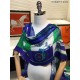 Fake Hermes Carriage Solitaire Cashmere Shawl 110 x 200 Blue Replica