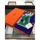 Fake Hermes Carriage Solitaire Cashmere Shawl 110 x 200 Blue Replica