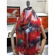 Fake Hermes Carriage Solitaire Cashmere Shawl 110 x 200 Orange Replica