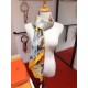 Replica Hermes Leap over Cavalcado Silk Square Scarf 90cm Yellow