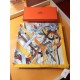 Replica Hermes Leap over Cavalcado Silk Square Scarf 90cm Yellow