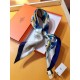 Fake Hermes Leap over Cavalcado Silk Square Scarf 90cm Blue Replica